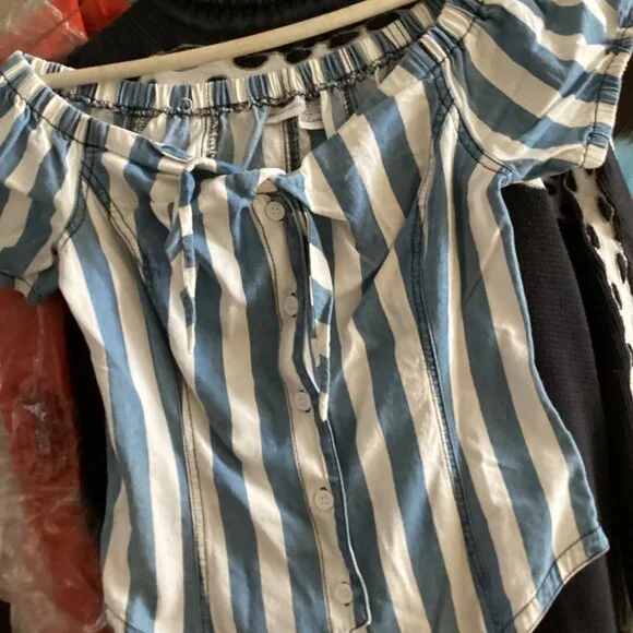 New Denim set, blue & white-size 10 - Picture 2 of 3